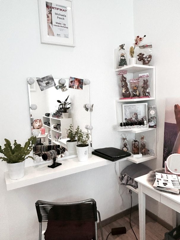 Make-up und Frisur Tisch 